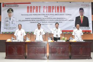 Rapat Pimpinan TEPRA dan Pengendalian Pembangunan Triwulan IV Kabupaten Katingan Resmi Dibuka