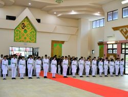 Pengukuhan Paskibraka Barsel 2025 Tumbuhkan Semangat Generasi Muda
