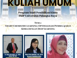 Prodi Pendidikan Kimia FKIP UPR Angkat Tema Smart Chemistry Learning dalam Kuliah Umum