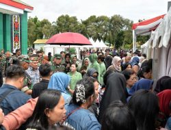 Warga Padati Gerakan Pangan Murah Kodam XXII/Tambun Bungai