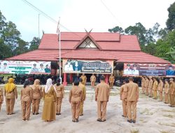 Kedisiplinan ASN Katingan Hilir Tercermin pada Apel Pagi Rutin