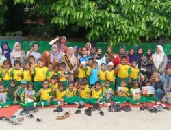 Senam Bersama Kalampangan Bangun Karakter Anak Sehat Ceria