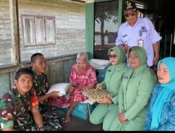 Bakti Sosial TNI di Katingan Kuala Sentuh Hati Warga Lansia