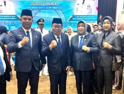 Shalahuddin–Felix Resmi Pimpin Barito Utara 2025–2030, DPRD Hadir Saksikan Pelantikan di Palangka Raya