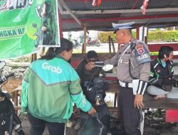 Polresta Palangka Raya Ajak Warga Tertib di Jalan Lewat Imbauan Keselamatan