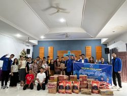 Sambut Natal, DPD GAMKI Kalteng Tebar Kepedulian Sosial