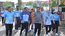 Semarak Hari Desa Nasional, Wagub Kalteng Lepas Jalan Sehat dan Tekankan Pembangunan Merata