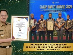 SAKIP 2025 Tembus Predikat BB, Komitmen Reformasi Birokrasi Pemko Palangka Raya Kian Menguat