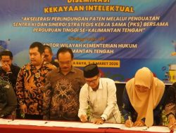 Perkuat Daya Saing Daerah, Pemprov Kalteng Optimalkan Peran Sentra KI di Perguruan Tinggi