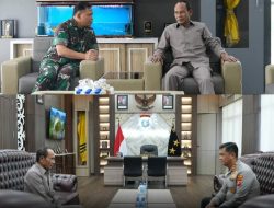 Perkuat Komunikasi Lintas Lembaga, Ketua DPRD Kalteng Sambangi Pangdam dan Kapolda