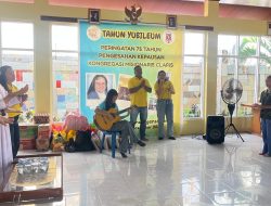 SMPK Santa Maria Palangkaraya Salurkan Bantuan Kasih Untuk Sesama
