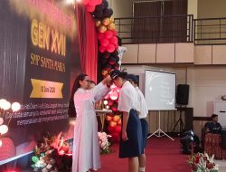 SMPK Santa Maria Rayakan Kelulusan 58 Siswa Angkatan XVII