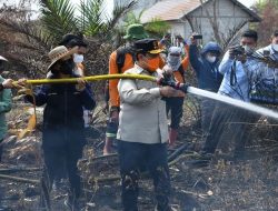 Karhutla Jadi Perhatian, Edy Pratowo Pantau Langsung Penanganan di Palangka Raya