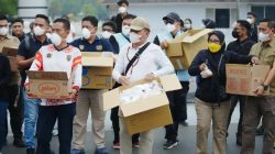Lindungi Warga dari Dampak Karhutla, Agustiar Perkuat Distribusi Masker hingga Air Bersih