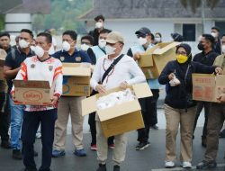 Lindungi Warga dari Dampak Karhutla, Agustiar Perkuat Distribusi Masker hingga Air Bersih