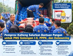Pemprov Kalteng Salurkan Bantuan Pangan bagi PNS Golongan I-II, PPPK