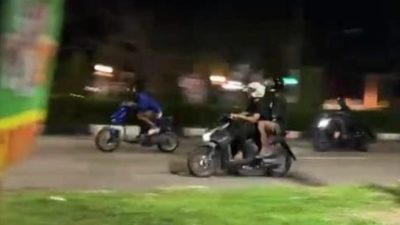 Balapan Liar di Depan Bank Kalteng Berujung Ricuh, Warga Desak Polisi Bertindak Lebih Tegas