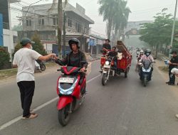 PWI Barito Utara Bergerak Lindungi Warga Dari Kabut Asap