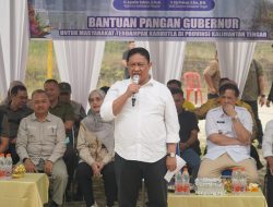 Warga Terdampak Karhutla Desa Kujan Terima Bantuan Pangan
